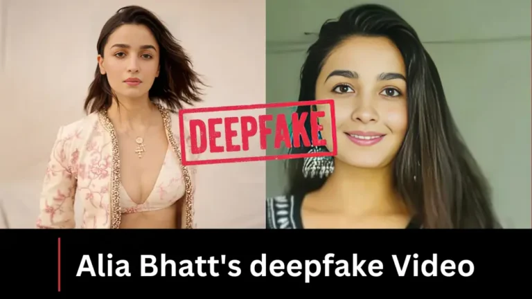 Alia Bhatt's deepfake Video