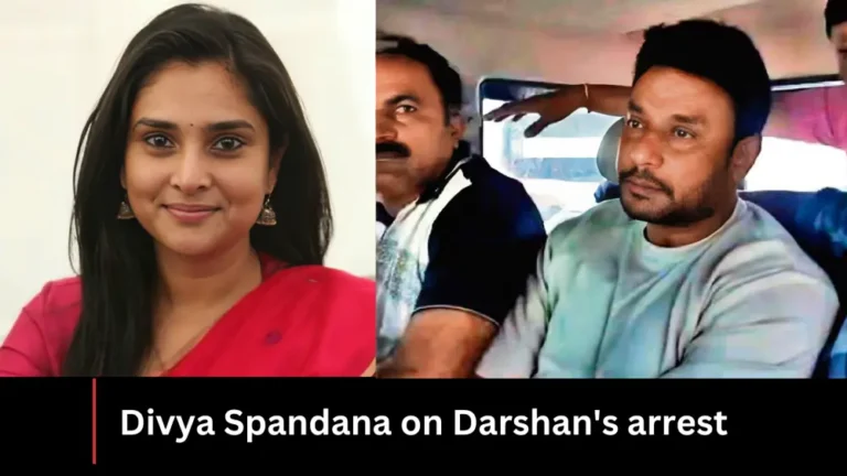 Divya Spandana on Darshan's Arrest